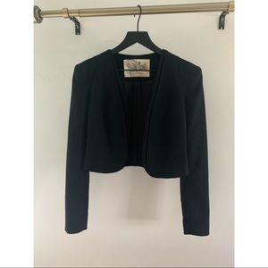 black cropped vest